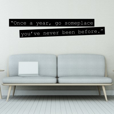 Nalepka Once a Year Go Someplace