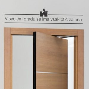 Stenska nalepka V svojem gradu
